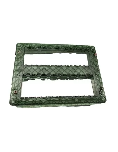 Vimar 14620 unterstützt 14 Module mit Schrauben der Plana-Serie